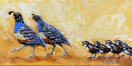 Covid Quail #21 (Sold)